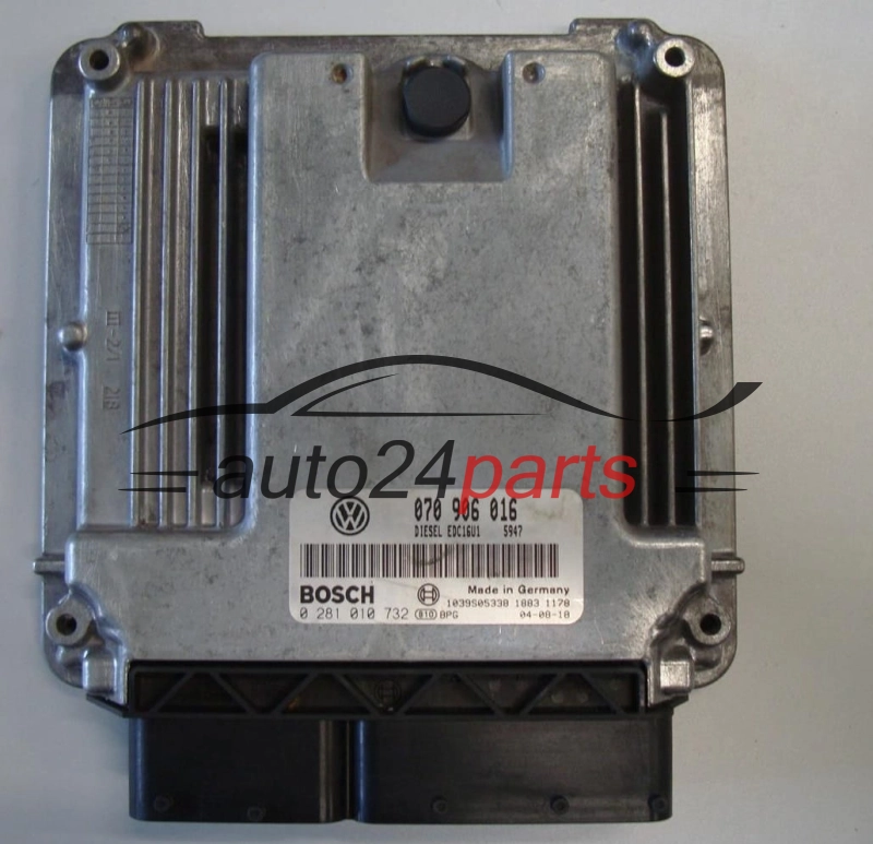 VW VOLKSWAGEN T5 2.5 TDI BOSCH 0 281 010 732, 0281010732, 070 906 016, 070906016, DIESEL EDC16U1