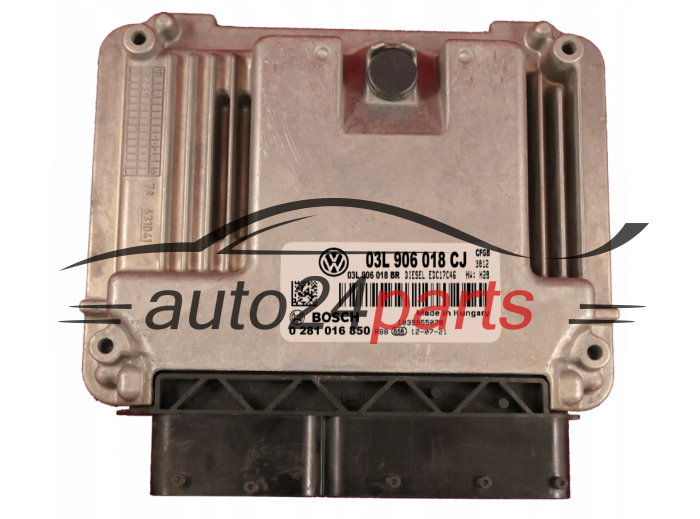 SKODA SUPERB 2.0 TDI 03L906018CJ, 03L 906 018 CJ, 03L906018BR, 03L 906 018 BR, BOSCH 0281016850, 0 281 016 850, DIESEL EDC17C46 CFGB 7828