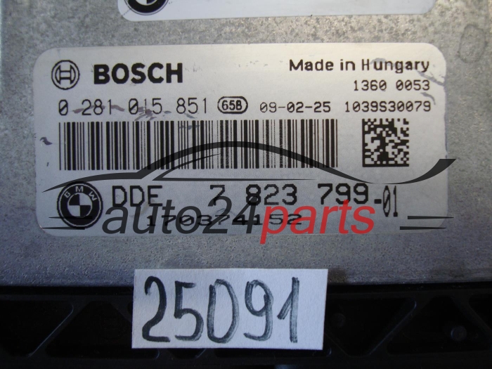 Sterownik silnika BMW X5 E70 3.0 D 0281015851 7823799 – zdjęcie 2