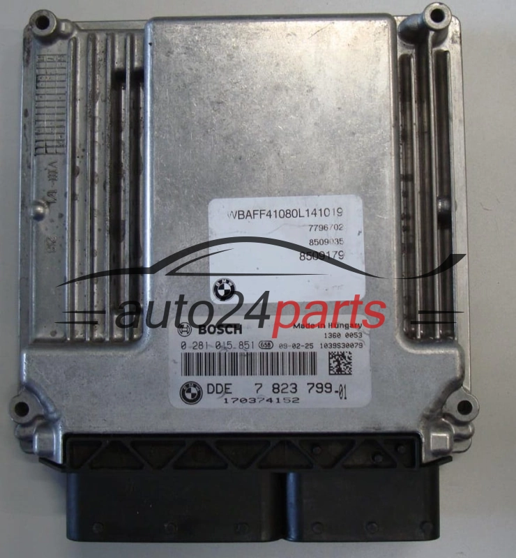 BMW X5 E70 3.0 DIESEL BOSCH 0281015851, 0 281 015 851, DDE 7823799 -01, 7 823 799 -01