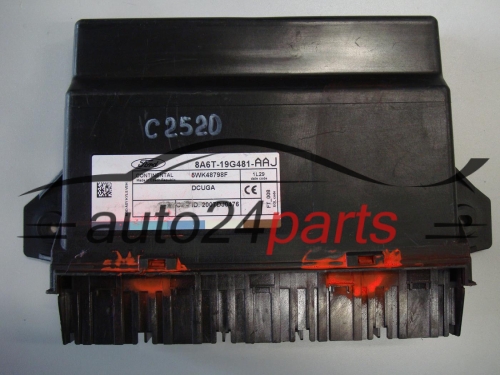 CENTRALKA MODUL STEROWNIK KOMFORTU FORD FIESTA CONTINENTAL 5WK48798F, 8A6T-19G481-AAJ, 8A6T19G481AAJ