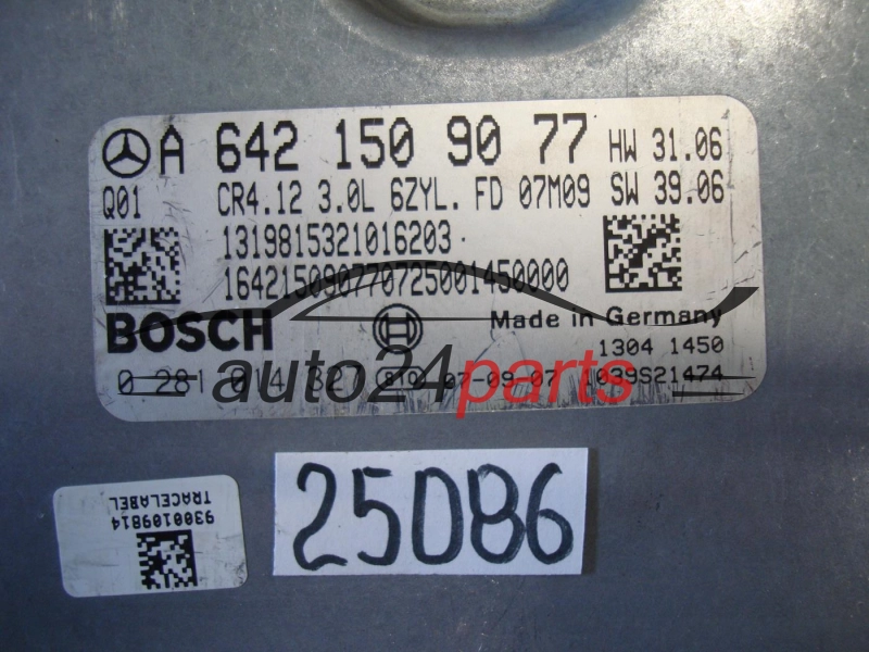 MERCEDES BENZ BOSCH 0 281 014 327, 0281014327, A6421509077, CR4.12