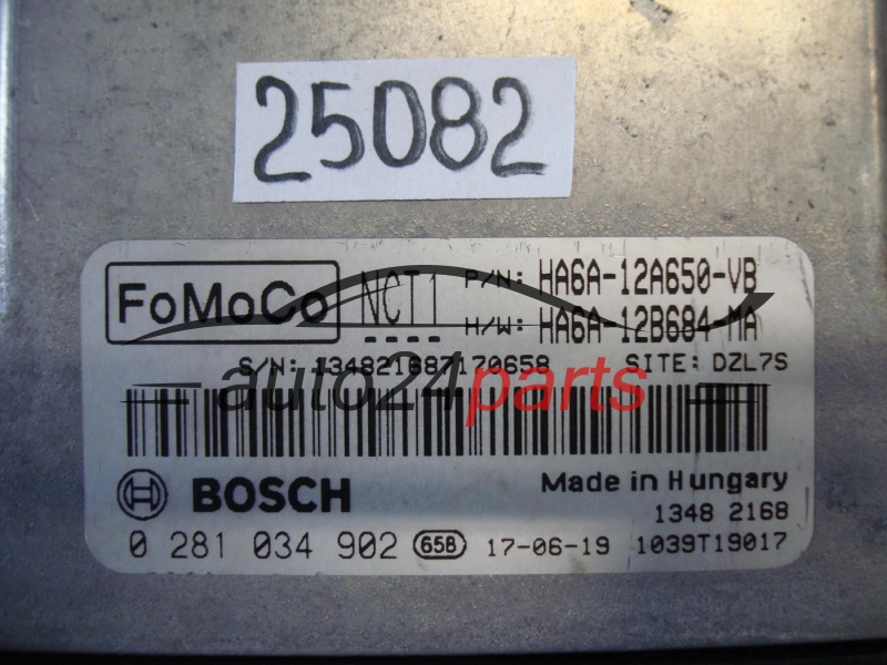 FORD FIESTA 1.5 TDCI BOSCH 0 281 034 902, 0281034902, HA6A-12A650-VB, HA6A12A650VB