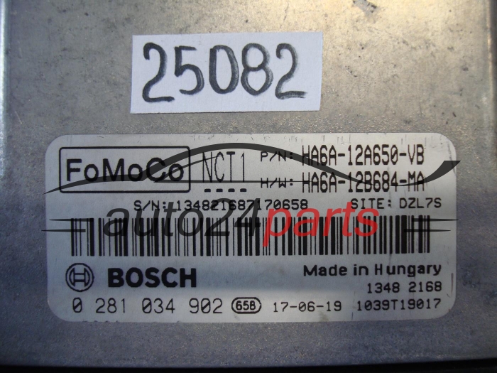 FORD FIESTA 1.5 TDCI BOSCH 0 281 034 902, 0281034902, HA6A-12A650-VB, HA6A12A650VB