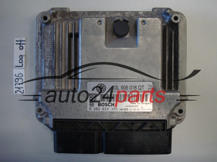 VOLKSWAGEN SIROCCO 2.0 TDI BOSCH 0 281 019 395, 0281019395, 03L906018QT , EDC17C46