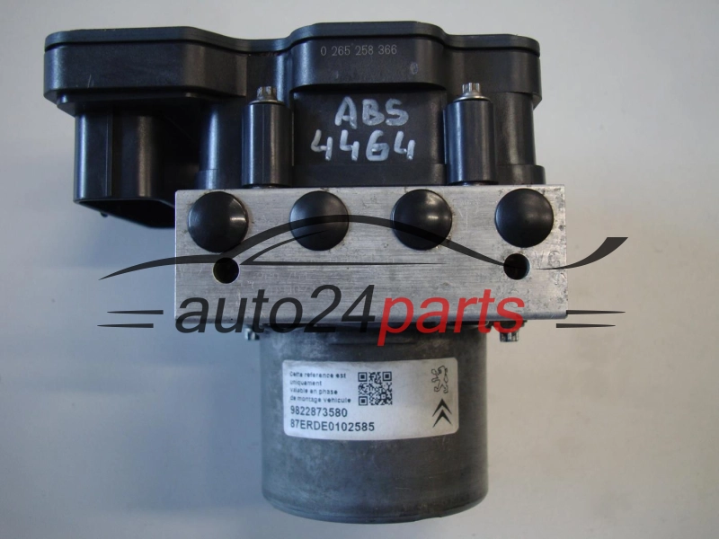 PEUGEOT 9822873580, 0265258366, 0265956416