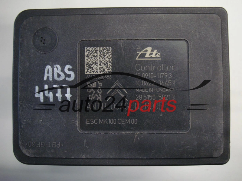 CITROEN PEUGEOT 9806891780, 10.0220-0377.4, 10022003774, 10.0915-1179.3, 10091511793