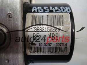 CITROEN 9662150280, 10.0207-0075.4, 10020700754, 10.0970-1126.3, 10097011263