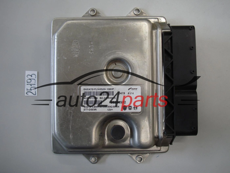 KOMPUTER STEROWNIK SILNIKA FIAT DUCATO 2.3 JTD MAGNETI MARELLI MJD 8F3.BN, MJD8F3BN, FPT 55261982, BC.0116590.A, BC0116590A