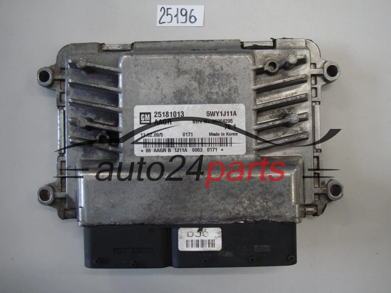Μονάδα Ελέγχου Κινητήρα CHEVROLET CRUZE 25181013 5WY1J11A AAGR