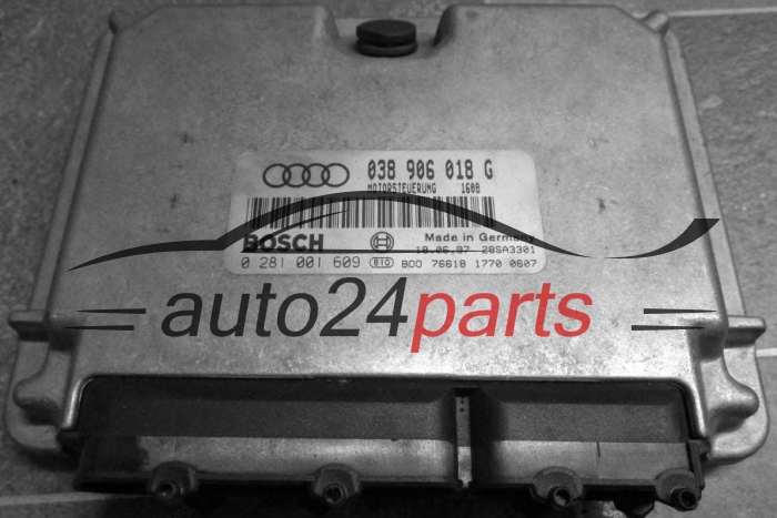 CALCULATEUR MOTEUR AUDI A6 1.9 TDI AFN 038 906 018 G, 038906018G, BOSCH 0 281 001 609, 0281001609
