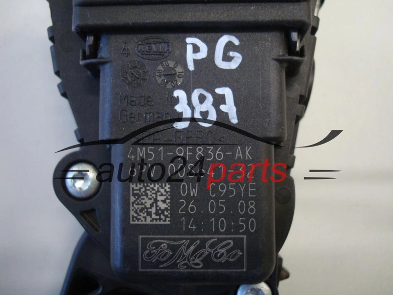 POTENCJOMETR PEDAL GAZU FORD FOCUS 4M51-9F836-AK, 4M519F836AK, 6PV 008641-32, 6PV00864132