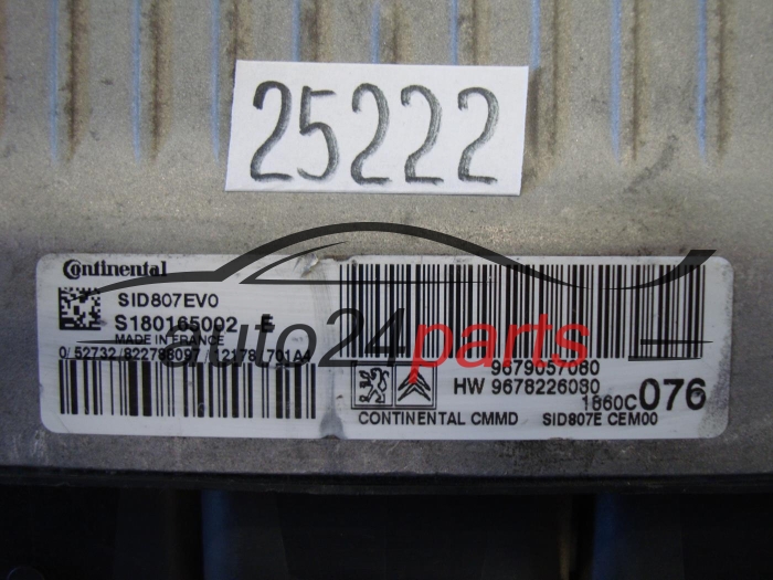CITROEN SID807E CONTINENTAL S180165002 E, S180165002E, 9678226080