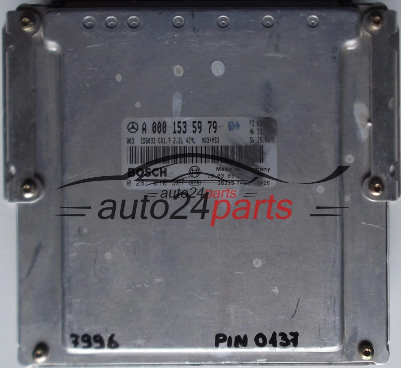 MERCEDES VITO 2.2 220 CDI BOSCH 0281010927, 0 281 010 927, A0001535979, A 000 153 59 79