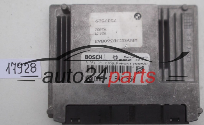 KOMPUTER STEROWNIK SILNIKA BMW E65 E66 645 BOSCH 0 261 209 010,  DME 7 540 550