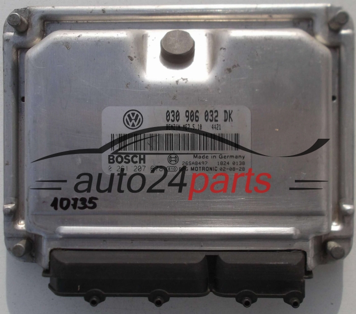 calculateur moteur pour VW VOLKSWAGEN SEAT 1.4 BOSCH 0 261 207 678, 0261207678, 030 906 032 DK, 030906032DK