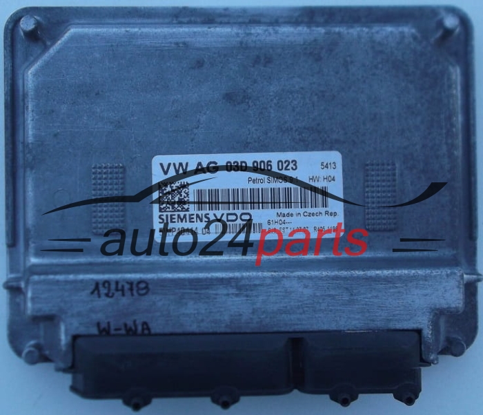 MOTORSTEUERGERÄT ECU STEUERGERAT VW VOLKSWAGEN POLO 1.2 03D 906 023, 03D906023, SIEMENS VDO 5WP40414 04