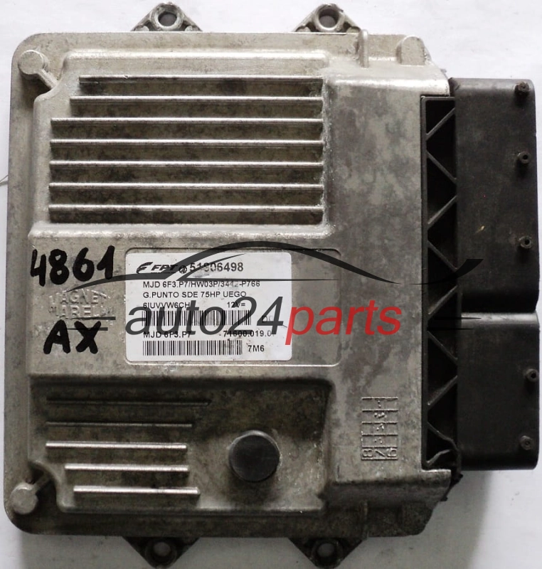 Μονάδα Ελέγχου Κινητήρα FIAT GRANDE PUNTO 1.3 JTD MAGNETI MARELLI MJD 6F3.P7