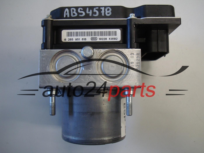 ABS POMPA I STEROWNIK PEUGEOT FIAT BOSCH 0 265 251 169, 0265251169, 51857231, 0265951618