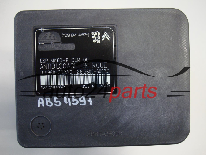 Pompe ABS et calculateur CITROEN PEUGEOT 9665898980 10020604124 10096039233