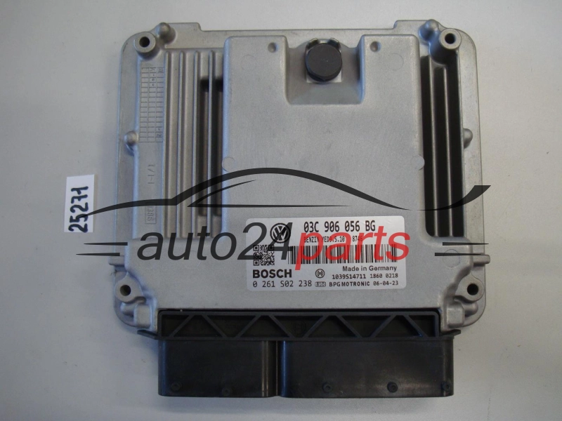 KOMPUTER STEROWNIK SILNIKA VW VOLKSWAGEN GOLF 1.4 TSI BOSCH 0 261 S02 238, 0261S02238, 03C 906 056 BG, 03C906056BG