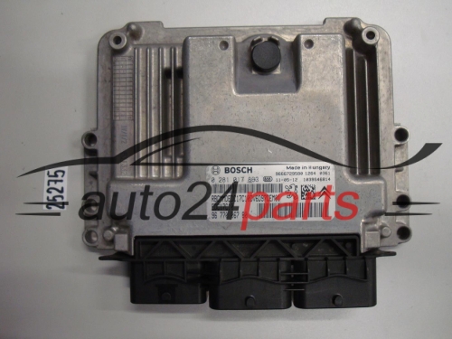KOMPUTER STEROWNIK SILNIKA CITROEN PEUGEOT BOSCH 0281017863, 0 281 017 863, 9677006780