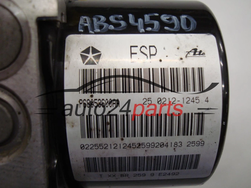 CHRYSLER VOYAGER P68053600AA, 25.0212-1245.4, 25021212454, 28.5263-4901.3, 28526349013