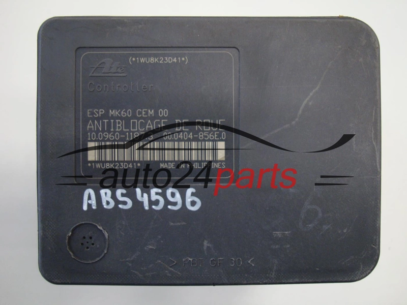 PEUGEOT 9662295880, 10.0960-1187.3, 10096011873