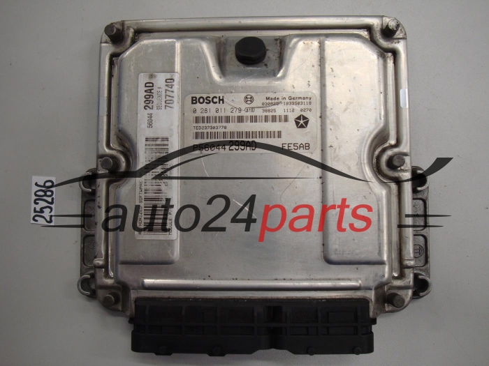 KOMPUTER STEROWNIK SILNIKA JEEP CHEROKEE 2.8 CRD BOSCH 0 281 011 279, 0281011279, P56044299AD