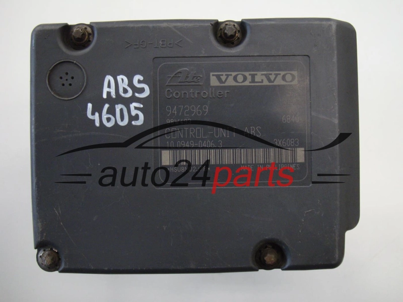 ABS POMPA I STEROWNIK VOLVO V70 9472968, 10.0204-0062.4, 10020400624, 161291, 9472969, 10.0949-0406.3, 10094904063