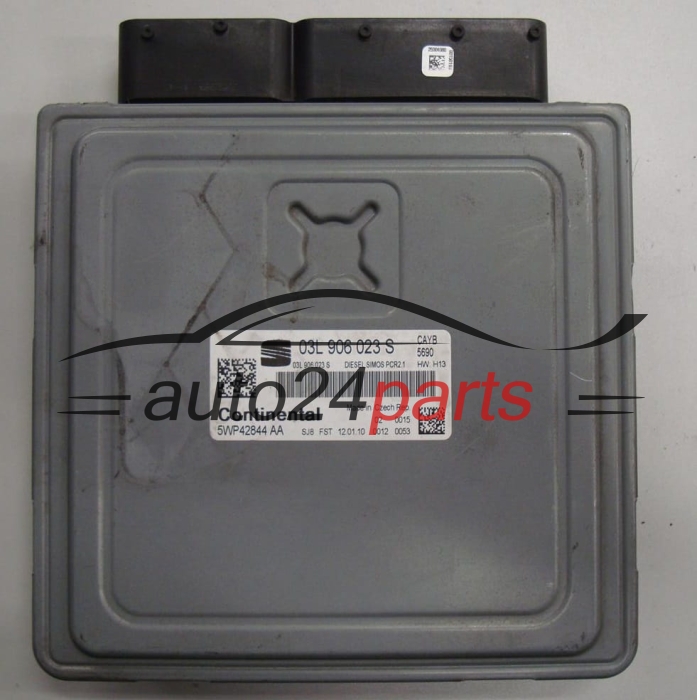 SEAT IBIZA 1.6 TDI 03L906023S, 03L 906 023 S, DIESEL SIMOS PCR2.1 CAYB 5690, CONTINENTAL 5WP42844 AA, 5WP42844AA