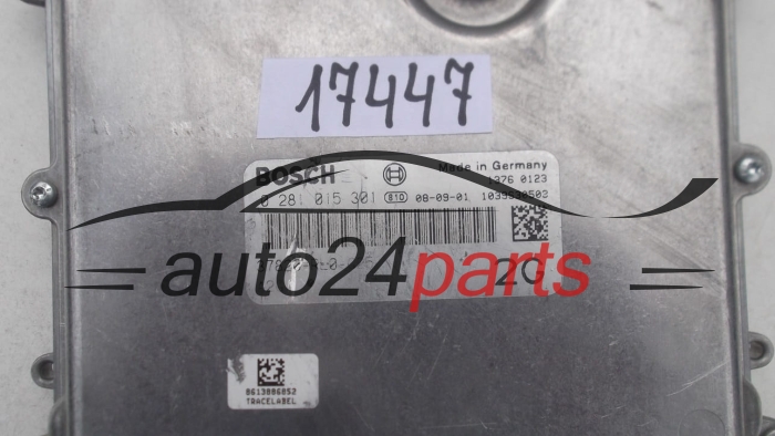 CENTRALINA DO MOTORE HONDA ACCORD 2.2, BOSCH 0 281 015 301, 0281015301, 37820-RL0-G23 2G 