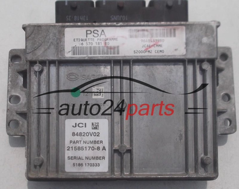 CITROEN C2 C3 1.4 Sagem 21585170-8 A