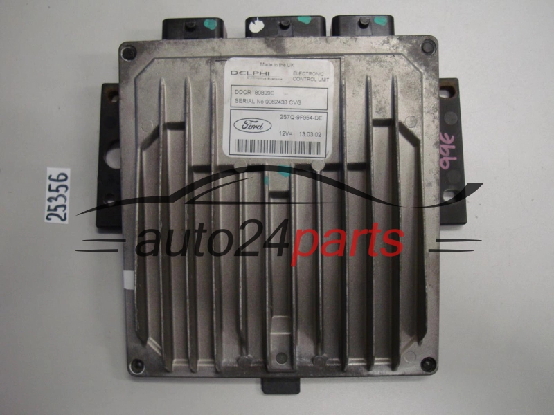 KOMPUTER STEROWNIK SILNIKA FORD MONDEO 2.0 TDCI 2S7Q-9F954-DE, 2S7Q9F954DE, DDCR 80899E