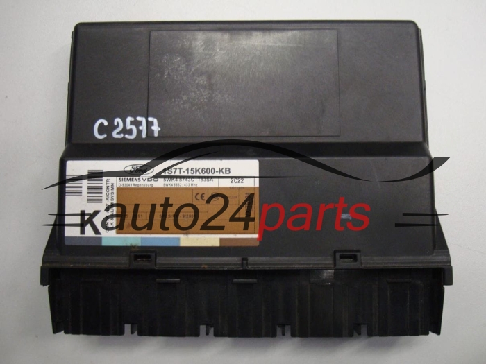 CENTRALKA MODUL STEROWNIK KOMFORTU FORD MONDEO 1.8 1S7T-15K600-KB, 1S7T15K600KB, SIEMENS 5WK4 8743B, 5WK48743B