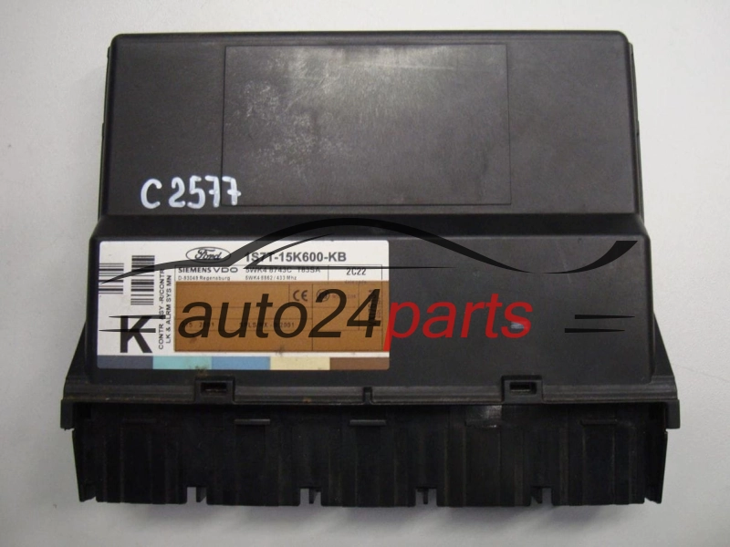 CENTRALKA MODUL STEROWNIK KOMFORTU FORD MONDEO 1.8 1S7T-15K600-KB, 1S7T15K600KB, SIEMENS 5WK4 8743B, 5WK48743B
