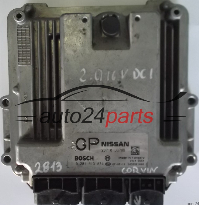  ECU ENGINE CONTROLLER NISSAN X-TRAIL 2.0 DCI BOSCH 0281013874