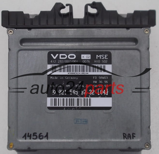 VDO 412 232/007/001, 412232007001, 021 545 97 32, 0215459732