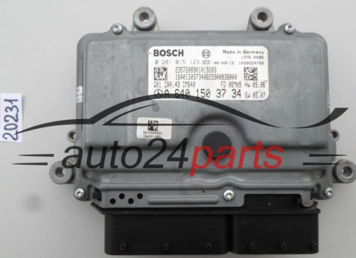 KOMPUTER STEROWNIK SILNIKA MERCEDES 2.0 CDI BOSCH 0 281 015 123, 0281015123, A 640 150 37 34, A6401503734, CRA.43