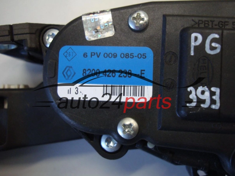 POTENCJOMETR PEDAL GAZU RENAULT TWINGO 1.5 DCI 8200 426 238 E, 8200426238E, 6PV 009 085-05, 6PV00908505