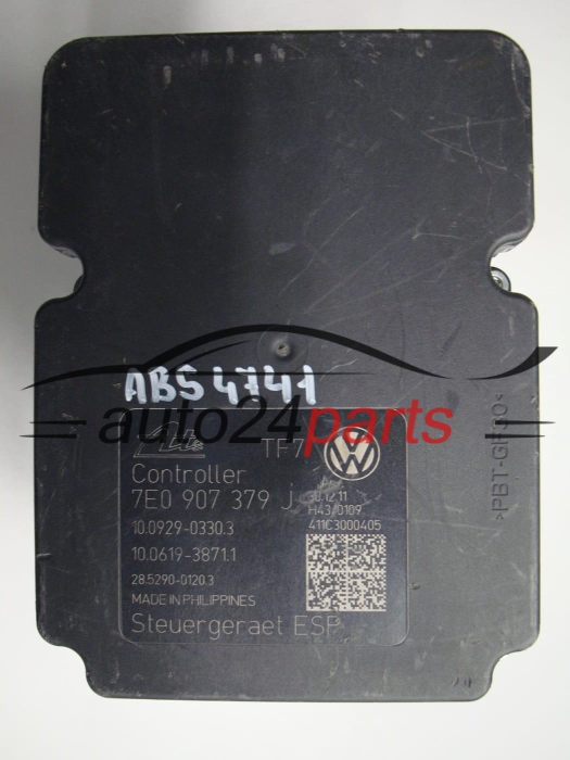 Pompa ABS i sterownik Volkswagen Transporter 7E0614517G 7E0907379J – zdjęcie 2