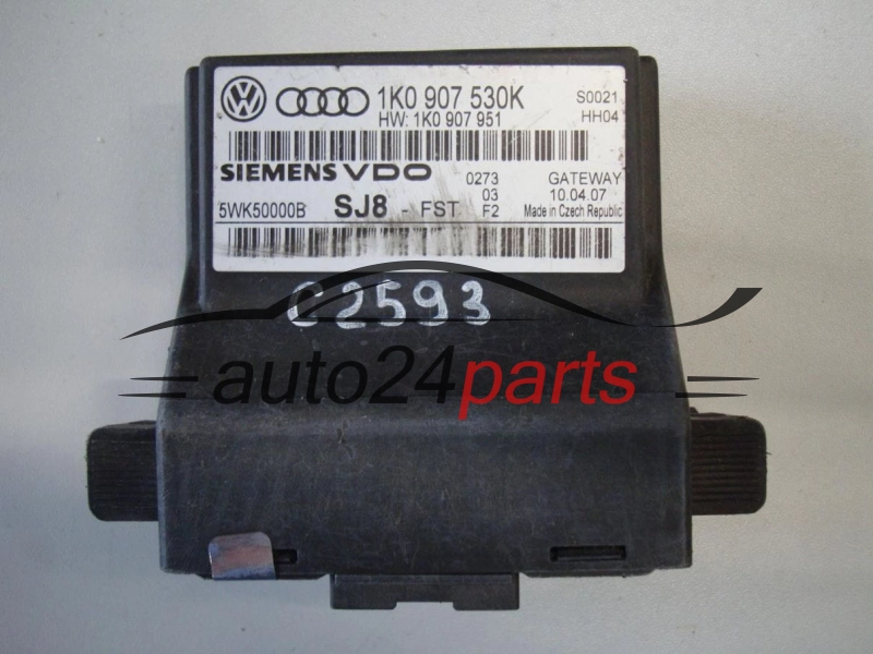 CENTRALKA MODUL STEROWNIK GATEWAY VOLKSWAGEN AUDI SIEMENS 5WK50000B 1K0907530K 1K0 907 530 K