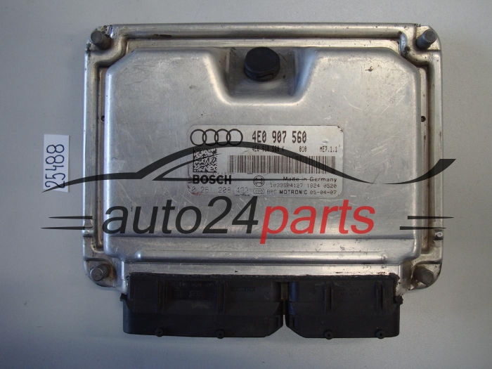 KOMPUTER STEROWNIK SILNIKA AUDI BOSCH 0 261 208 493 , 0261208493, 4E0907560, ME7.1.1