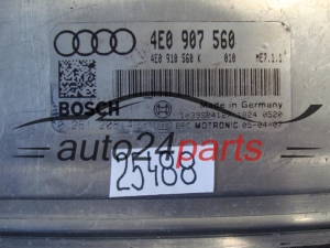 KOMPUTER STEROWNIK SILNIKA AUDI BOSCH 0 261 208 493 , 0261208493, 4E0907560, ME7.1.1