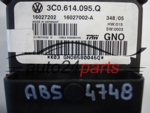 Pompa ABS i sterownik Volkswagen Passat 3C0614095Q 16027202 – zdjęcie 2