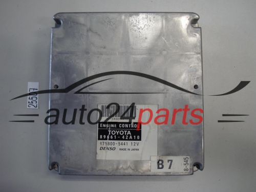 KOMPUTER STEROWNIK SILNIKA TOYOTA RAV4 2.0 D4D DENSO 175800-5441, 1758005441, 89661-42A10, 8966142A10