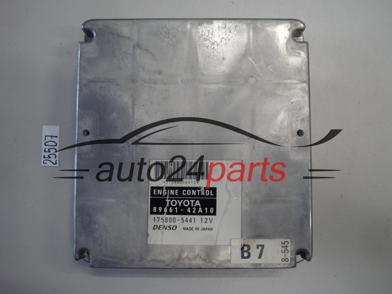 ECU Engine Controller TOYOTA RAV4 2.0 D4D DENSO 1758005441 8966142A10