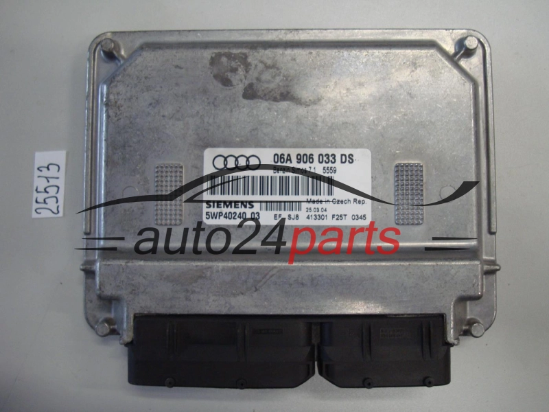 KOMPUTER STEROWNIK SILNIKA AUDI A3 SIEMENS 5WP40240 03, 5WP4024003, 06A 906 033 DS, 06A906033DS, SIMOS 7.1