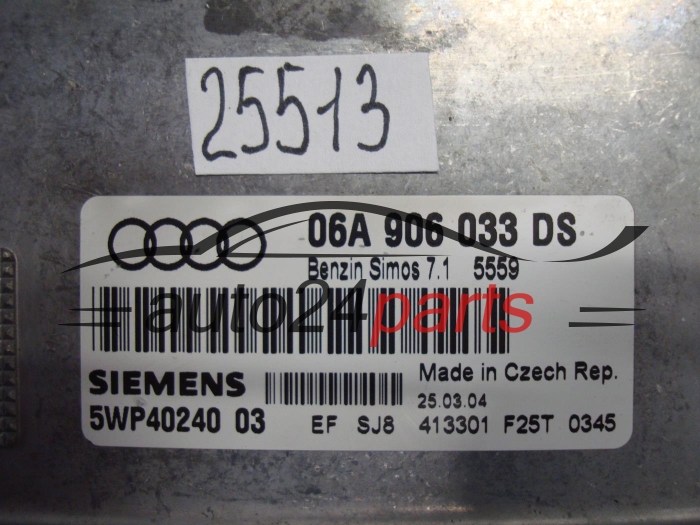 Sterownik silnika Audi A3 1.6 5WP4024003 06A906033DS – zdjęcie 2