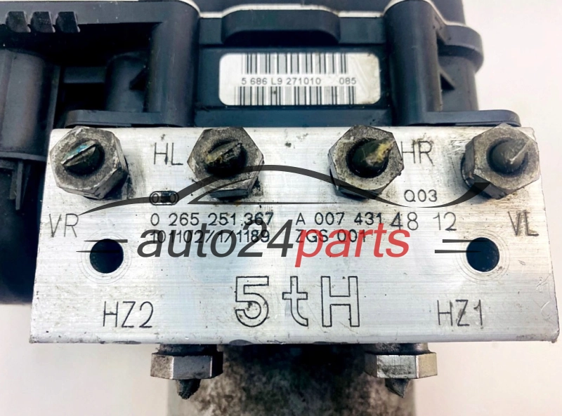 MERCEDES BENZ SPRINTER CRAFTER A0074314812, BOSCH 0 265 251 367, 0265251367, 0265951521